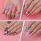 2400 Pieces Nail Art Rhinestones Kit Nail Gems Ab Flatback Rhinestones Gems Stones, with Storage Organizer Box/Wax Pencil/Tweezers 6 Sizes (1.5-4.5 mm) for Nail Art Craft (2400pcs)